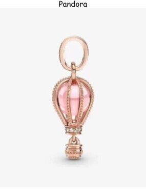 Pandora Sparkling Pink Hot Air Balloon Dangle Charm